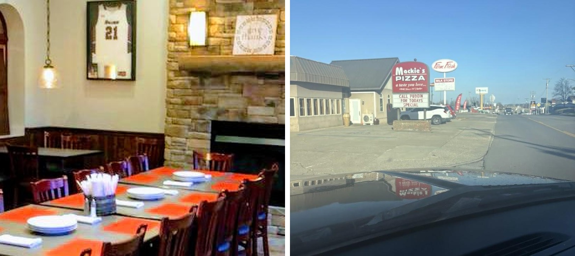 Mackie's Pizza Menu