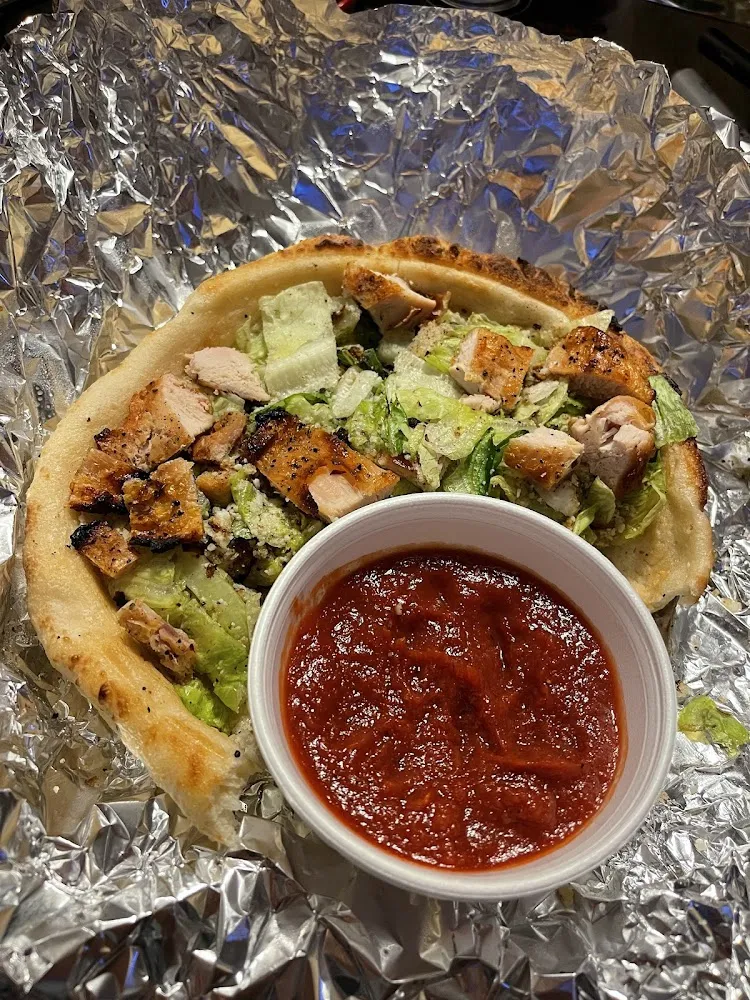 Chicken Caesar Salad with Bread Bowl
